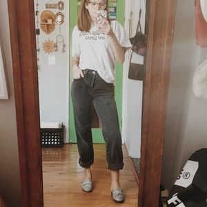 Black Vintage Mom Jeans🖤